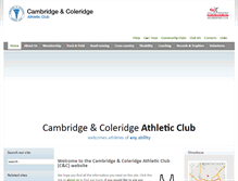 Tablet Screenshot of cambridgeandcoleridge.org.uk